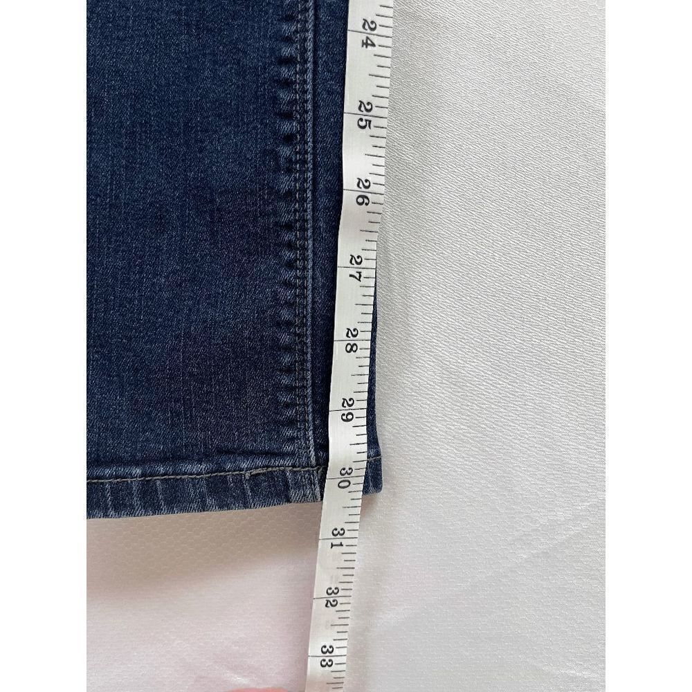 White House Black Market Womens Low rise Slim Leg Jeans Medium wash Sz 8R - Picture 2 of 8